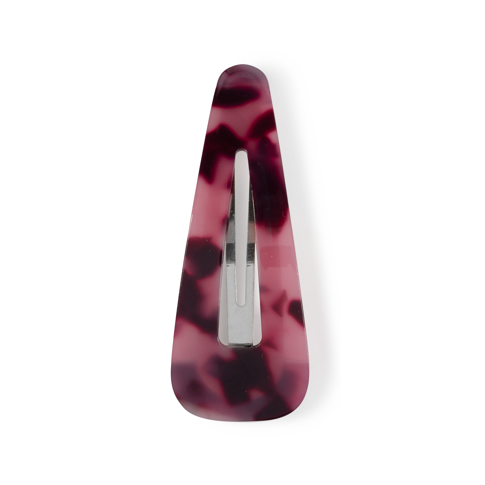 Tortoise hårspænde - bordeaux